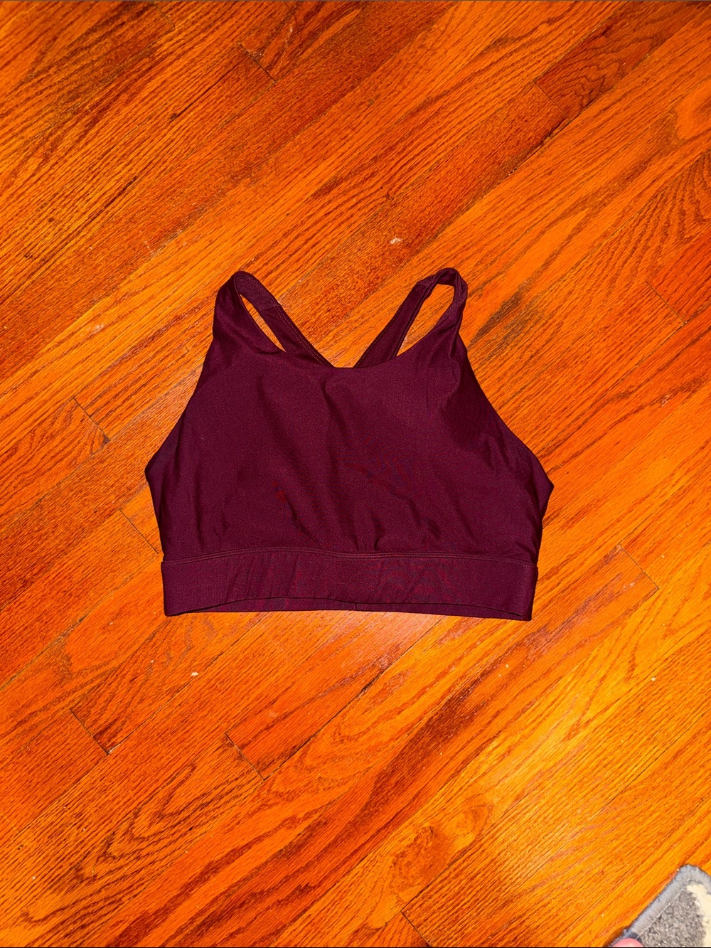 Maroon Sports Bra Crop Top - Women Intimates & Sleepwear